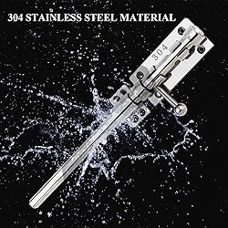 12in Slide Bolt Gate Latch 304 Stainless Steel