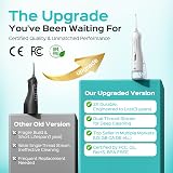 COSLUS C20 Water Dental Flosser 300ml Portable Cordless IPX7 Rechargeable view 2