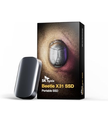 SK hynix Beetle X31 1TB Portable SSD with DRAM - up to 1050MB/s