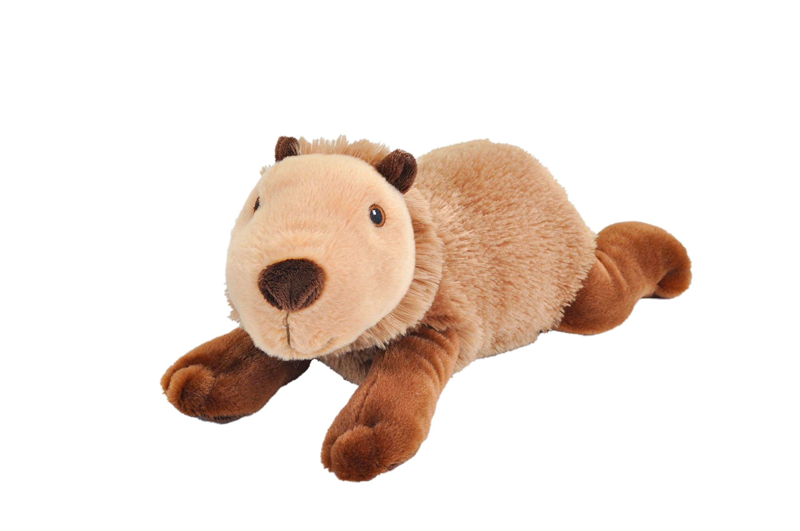 Wild Republic Ecokins Capybara, Stuffed Animal, 12 inches, Gift for Kids, Plush Toy, Made from Spun Recycled Water Bottles, Eco Friendly, Child’s Room Décor