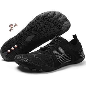 YYAOZMN Grounding Shoes with Copper, Copper Grounded Hike Barefoot Shoes Footwear for Women Men, Wide Waterproof Non-Slip Com