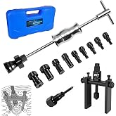 SGT 14pcs Blind Hole Bearing Puller Set, Internal Bearing Extractor Kit | Bearing Puller Tool with Slide Hammer and Expandable Collets for Blind Hole Bearing Removal, Auto Repair and Mechanics