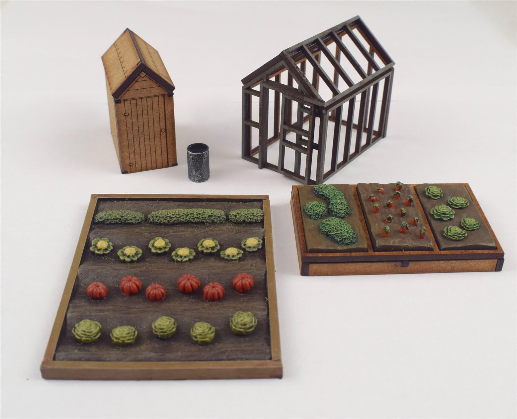 Allotment Garden Set OO/HO Gauge by WWS – Railway Model Modelling Shed Vegetable Patch