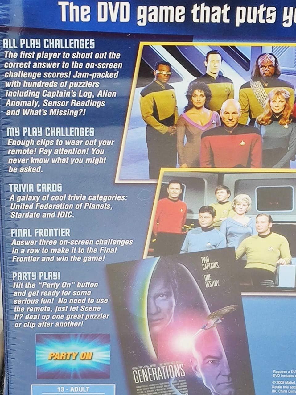Mattel Star Trek Scene It? DVD Game with Real TV and Movie Clips