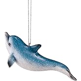 GALLERIE II Cozumel Reef Dolphin Christmas Xmas Ornament Blue