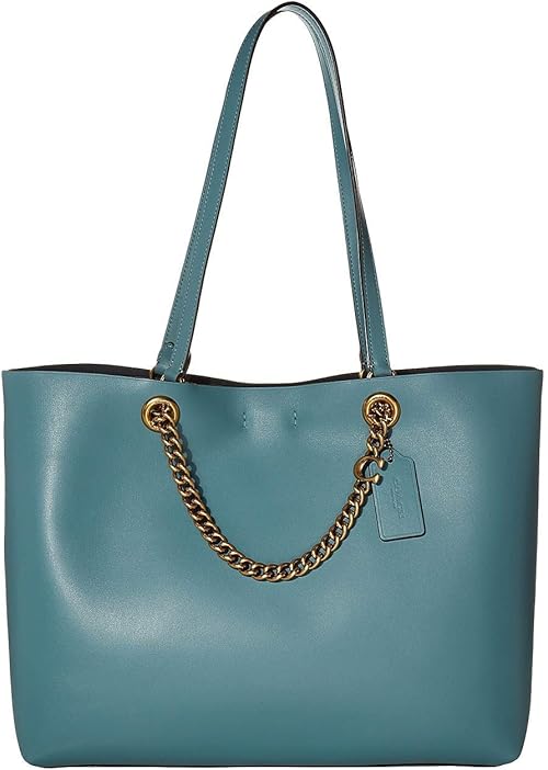 Achat Vente Coach Auto Maif Fr COACH Signature Chain Sac fourre-tout convertible, Bleu (Marine/laiton