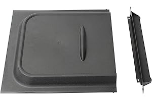 TNITRIB Rv Screen Door Slider Panel Black Plastic Rv Screen Door Parts 12" X 12" Travel Trailer New