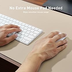 Aothia Leather Desk Pad Protector, Large Mouse