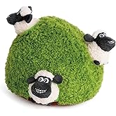 okegztoa Hide and Seek Dog Puzzle Puppy Toys, Interactive Squeaky Plush, Stuffed Toys for Dogs, Small Size(Sheep, Panda, Forest Animals) (Sheep)