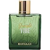 Rayhaan Jungle Vibe – Fresh, Green, Woody, Musky – Eau de Parfum Spray Long-Lasting Fragrance for Unisex, 3.4 Ounce / 100ml