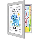 Kids Artwork Frame Changeable (Gray) - Magnetic