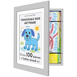 Kids Artwork Frame Changeable (Gray) - Magnetic
