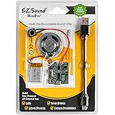 EZSound Multiplay Push Button Recordable Sound Chip | Plays Multiple Recordings | Recordable Sound Module | Push Button Contr