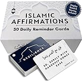 Islamic Affirmations Cards (30 Daily Reminders by Zarf), Spiritual, Quran English, Decor, Ramadan Decorations, Islamic Gifts, Eid Gift, Learn Arabic, Arabic Flashcards Daily Affirmation