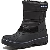 Lands' End Waterproof Kids Snow Boots - Insulated Warm Fleece Lined Winter Boots for Toddlers, Girls & Boys Size 5-10 Toddler or 11-7 Little or Big Kid