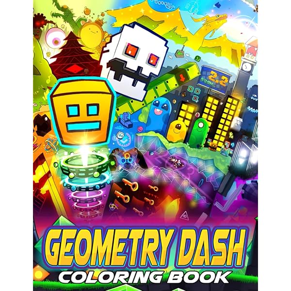 Free Geometry Dash Coloring Pages 2025 