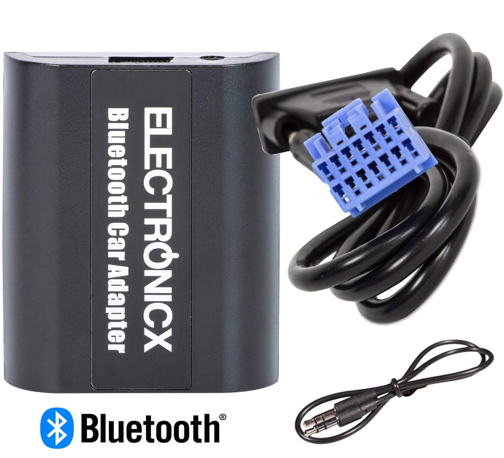 Electronicx Bluetooth hand-free car kit, Bluetooth Music-Streaming, AUX port for 1998-2004 Honda Acura