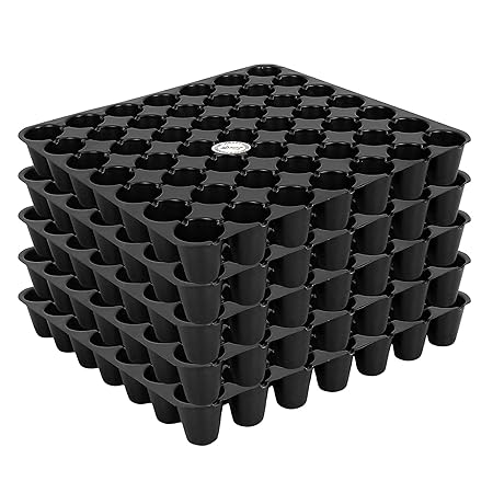 Kraft Seeds Seedling Tray (49 Holes, Pack of 5)