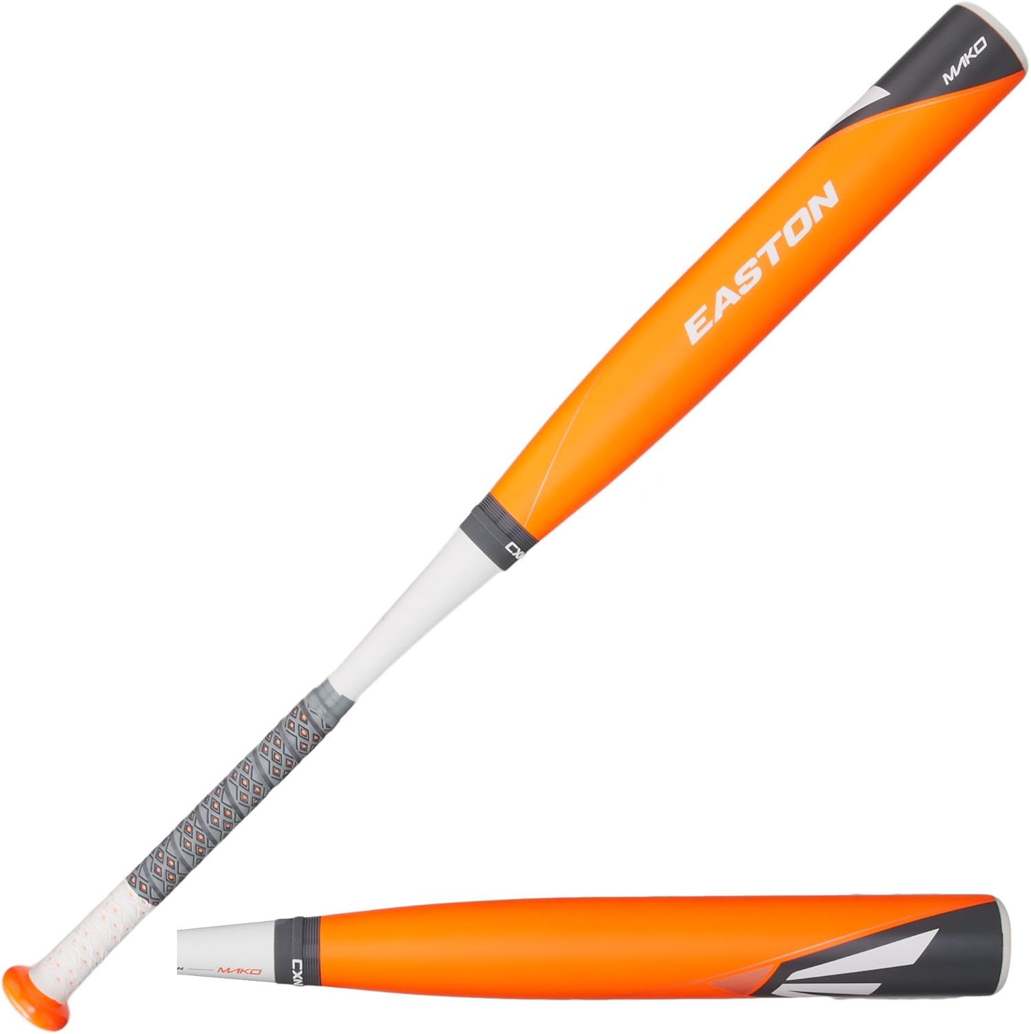 orange baseball bat