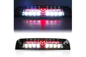 Tresound for 2009-2017 Dodge Ram 1500 2500 3500 3rd Third Brake Light Cargo Light LED High Mount Lamp (Smoked)