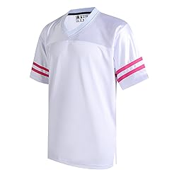 DEHANER White Football Jersey for Men Women Dad Mom