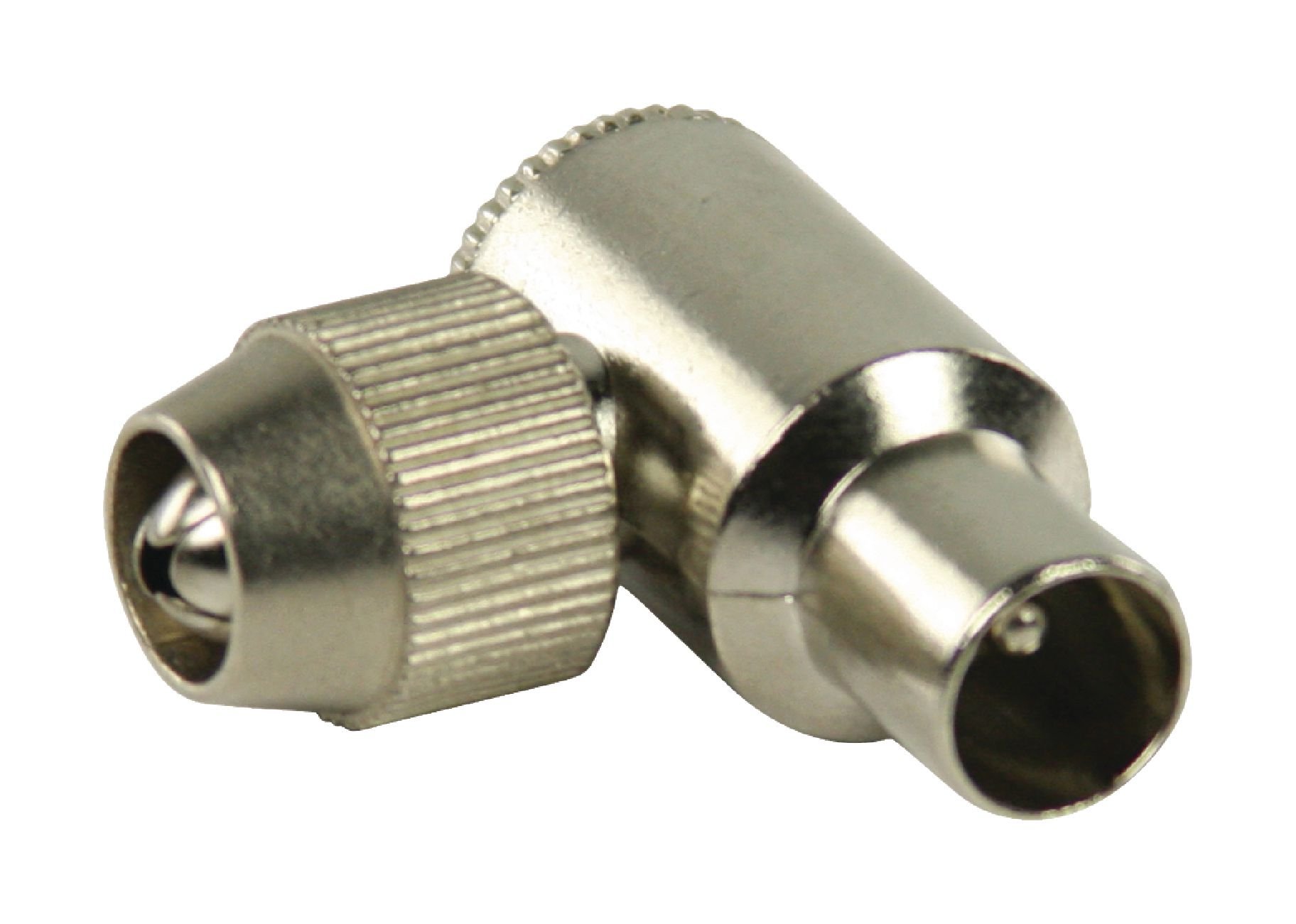 5 x 90 Degree Coax Male Plug by Auline® No Soldering Aerial Coax Cable Connector Right Angle / Angled