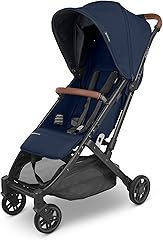 UPPAbaby Minu V2 Travel Stroller/Lightweight, Portable Design/One-Hand Fold/Shoulder Strap and Leather Bumper Bar Included/No