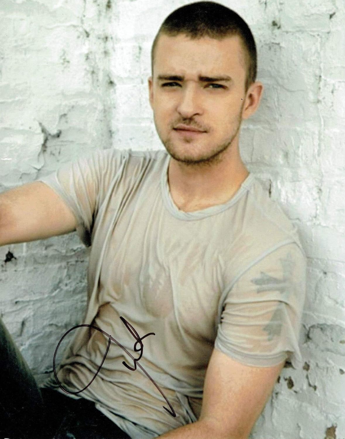Photographs - Photo Justin Timberlake Autograph Signed 8 x 10