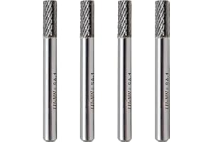 SA-1 Cylindrical End Head Rotary Burr for Efficient Grinding,4pcs