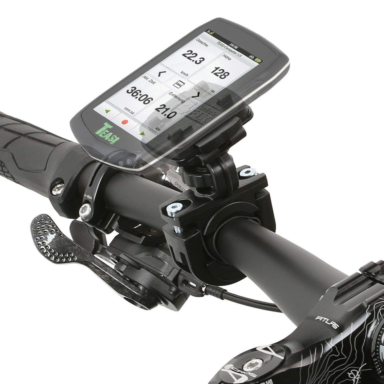 Wicked Chili Bike Ahead Stem Mount for Teasi One3/One2 One/Pro Pulse and Smar. T power vibration quick fix Made in Germany Black
