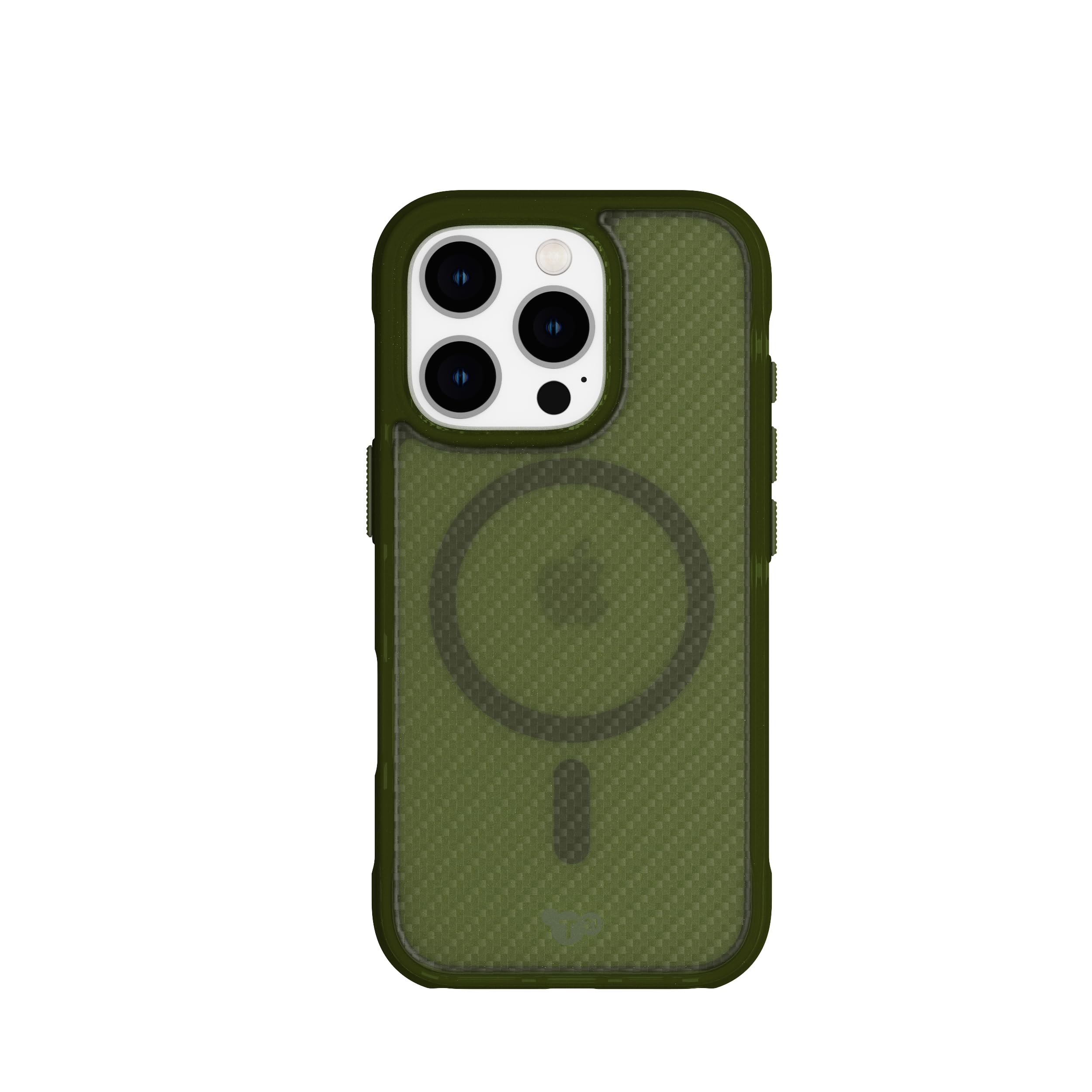 Tech21 EvoArmor for iPhone 16 Pro Compatible with MagSafe - Impact Protection Case 21x Military Standard Tested in Green