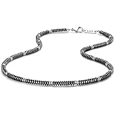 GAVU Minimalist Hematite Beaded Necklace for Men