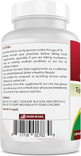 Best Naturals L-Arginine NO Booster 1300 mg 120 Veg Capsules view 7