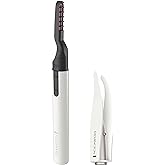 Remington Reveal Lash & Brow Kit, Heated Eyelash Curler and Precision Tweezers with LED light (EC300B)