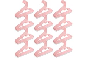 MJRASG 120 Packs Baby Hangers for Closet Plastic Baby Clothes Hangers with Clips for Nursery Kids Hangers for Closet Organizer, Stack-able Hangers for Newborn, Infant, Toddler, Children, Space-Saving