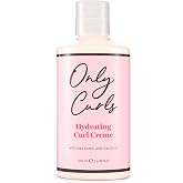 Only Curls Hydrating Curl Creme 250ml | Leave-in styling cream with shea butter, marula oil and aloe to hydrate, define curls and smooth frizz