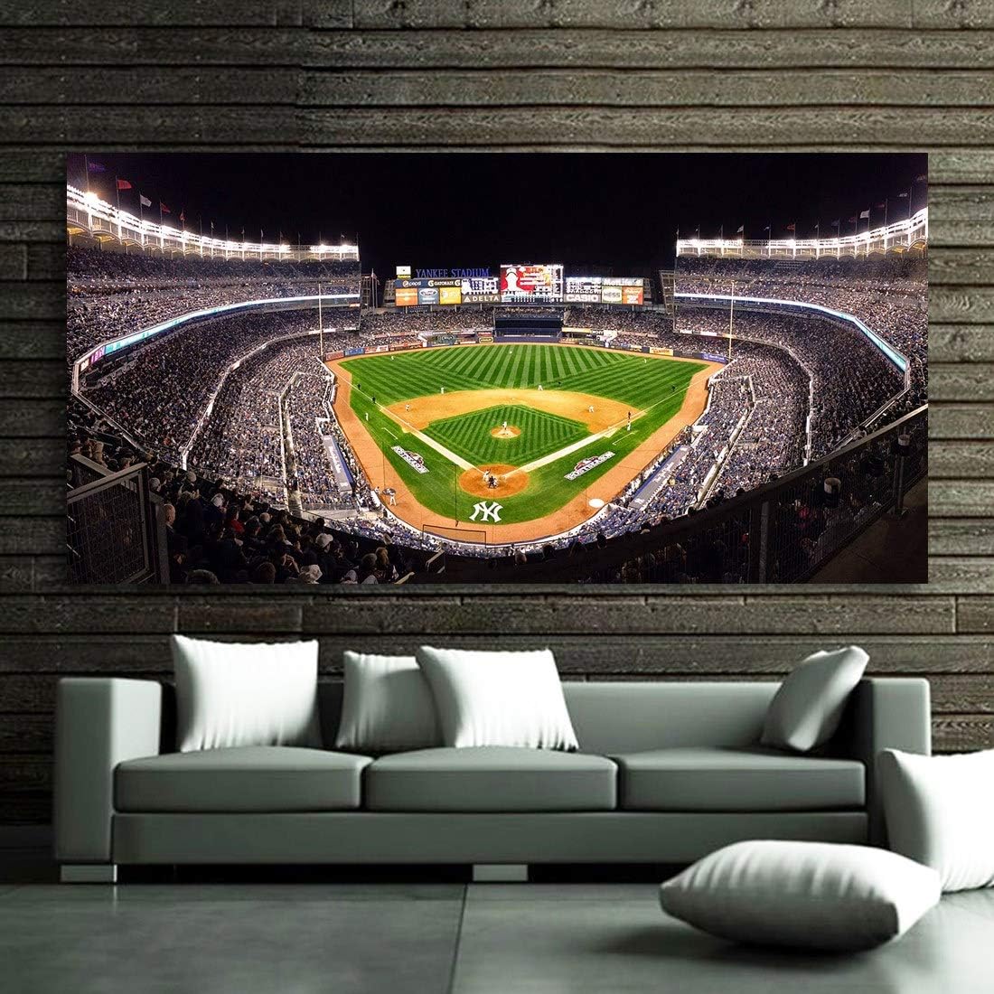 ヤンキー スタジアム 特大 ポスター 約150x100cm Mlb ニューヨーク ヤンキース 野球場 メジャーリーグ アート 海外 絵 フォト カフェ おしゃれ グッズ ヤンキースタジアム 1 ホビー 通販 Amazon Co Jp