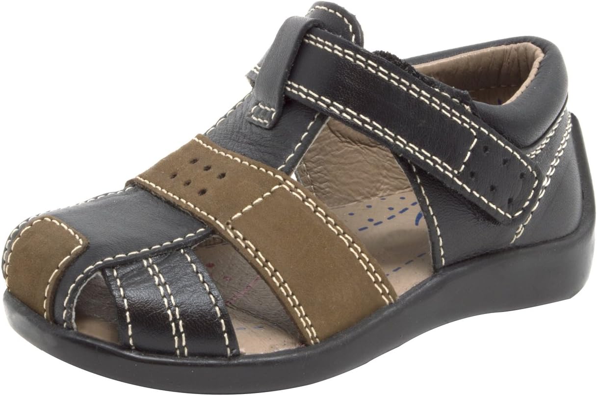 Wobbly WaddlersFirst Steps Sandals for toddlers Leather - Closed Toe - Arch Support