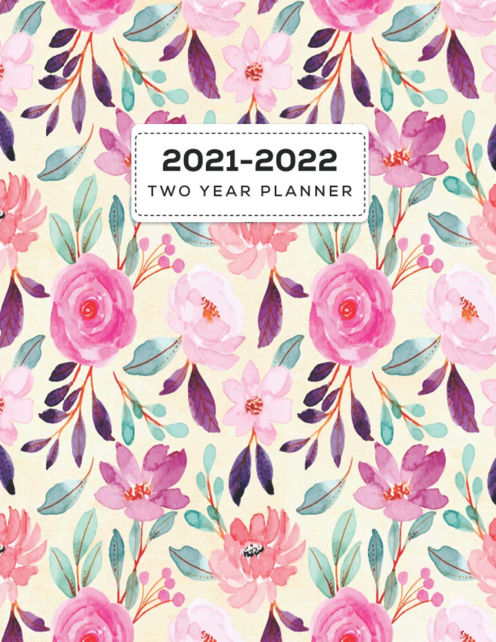 2021-2022 Two Year Planner: 24 Months Calendar 2 Year Monthly Appointment Schedule Organizer Logbook Holidays Password Log & Birthday Reminder