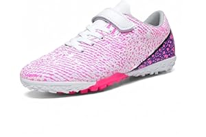 tevzolpa Soccer Cleats for Kids Turf Soccer Shoes Indoor Boys Girls Football Shoes Youth TF AG Artificial Ground Trainning Athletic Sneakers Outdoor