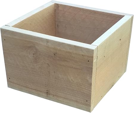 Amazon Com Rustic Wedding Centerpiece Cedar Wood Cube Planter
