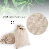 Irich 30 Pack Small Hessian Bags Drawstring 13x18 cm Biodegradable view 2