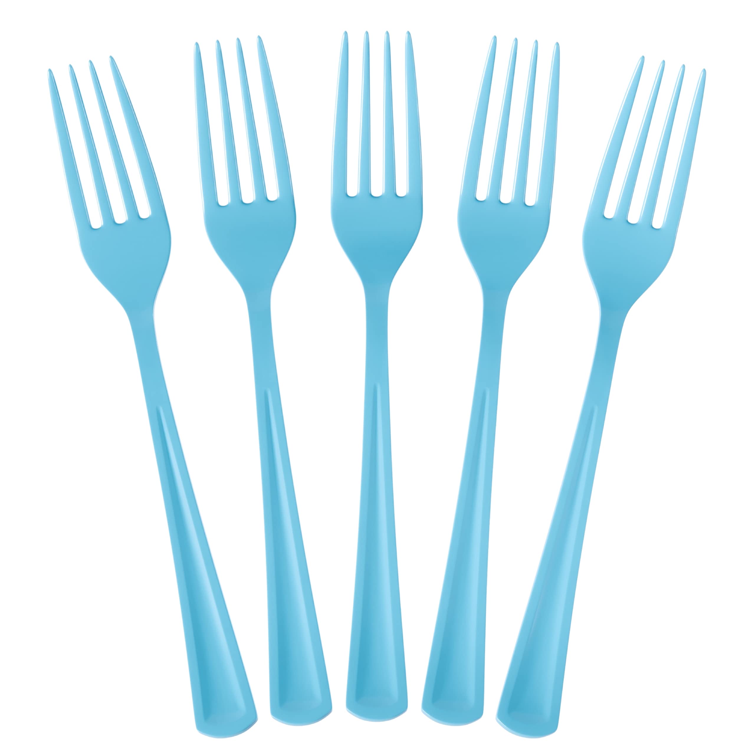 Photo 1 of Light Blue Plastic Forks 50 Pcs Light Blue Forks Disposable Utensils Heavy Duty Plastic Cutlery Set Disposable Cutlery Sets Flatware Sets Silverware Set For Party Supplies & Party Tableware Exquisite