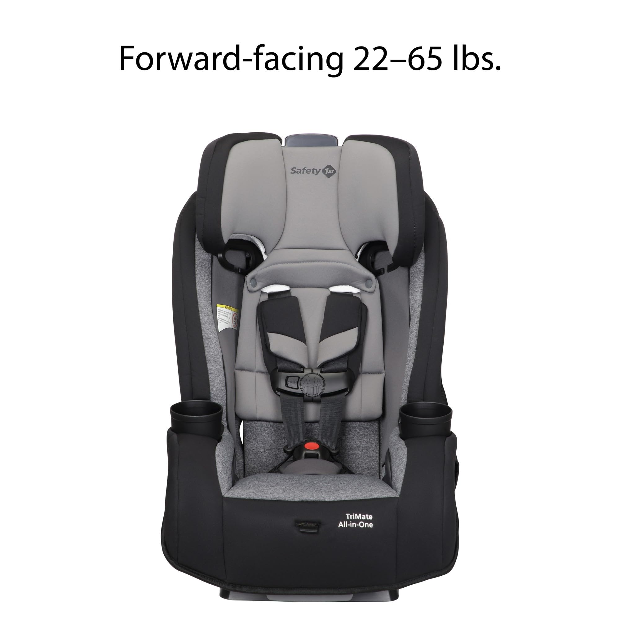 Safety 1st Convertible Car Seat, Convert from Rear to Forward Facing and Belt-Positioning Booster, Dunes Edge, From Birth to Age 10, TriMate