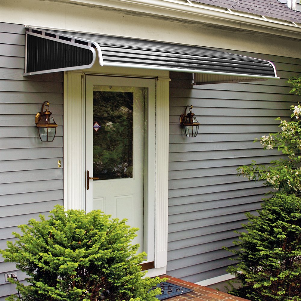 NuImage Awnings 1500 Series Aluminum Door Canopy with Sidewings