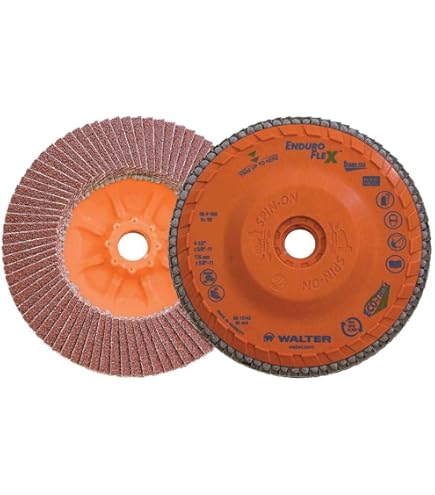 【6’4″ 】Round Nose Round DURA-FLEX5 Amazon.com: Walter 06A452 4-1/2x5/8-11 Enduro-Flex Turbo Spin-On