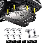 14PCS Engine Splash Shield Hardware Kit &ndash; Under Engine Cover Bolts &amp; Clips for Skid Plate &amp; Oil Pan Protection &ndash; Replaces 90105-TBA-A00, 90674-TY2-A01