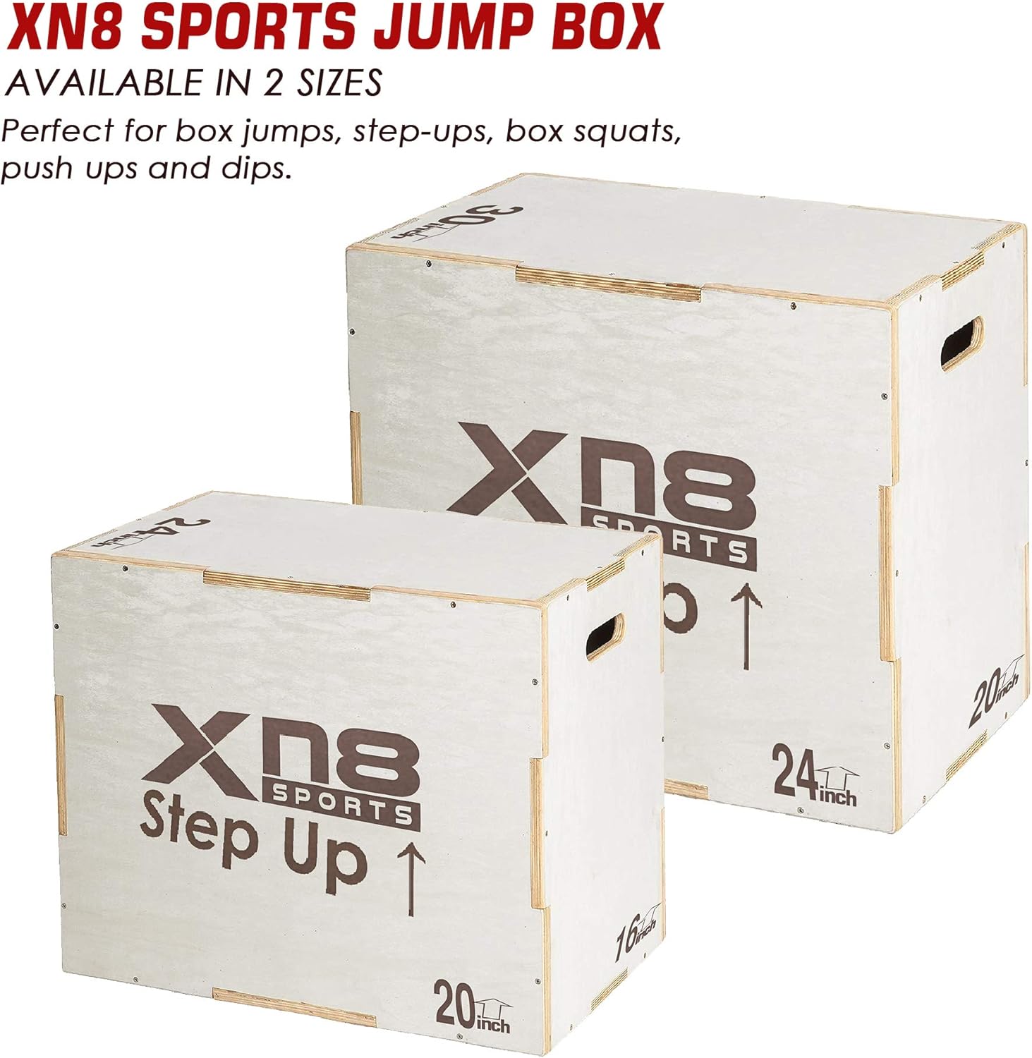 Xn8 Caja de Salto pliométrica- Pliometrico de Madera Caja ...