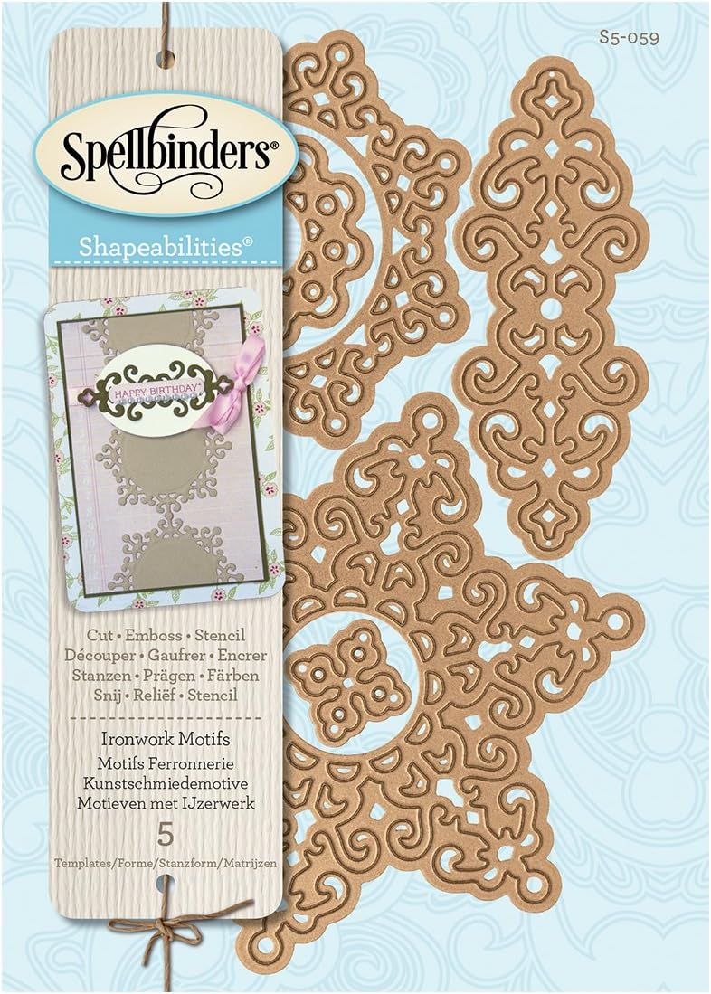 Spellbinders Ironwork Motifs Cutting Die Set - Image 5