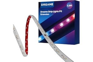 DREAME RGB IC LED Light Strip, 4-in-1 Technology Music Sync Color Changing Lights, 60 LEDs/m High Density Bright DIY 50 Segme